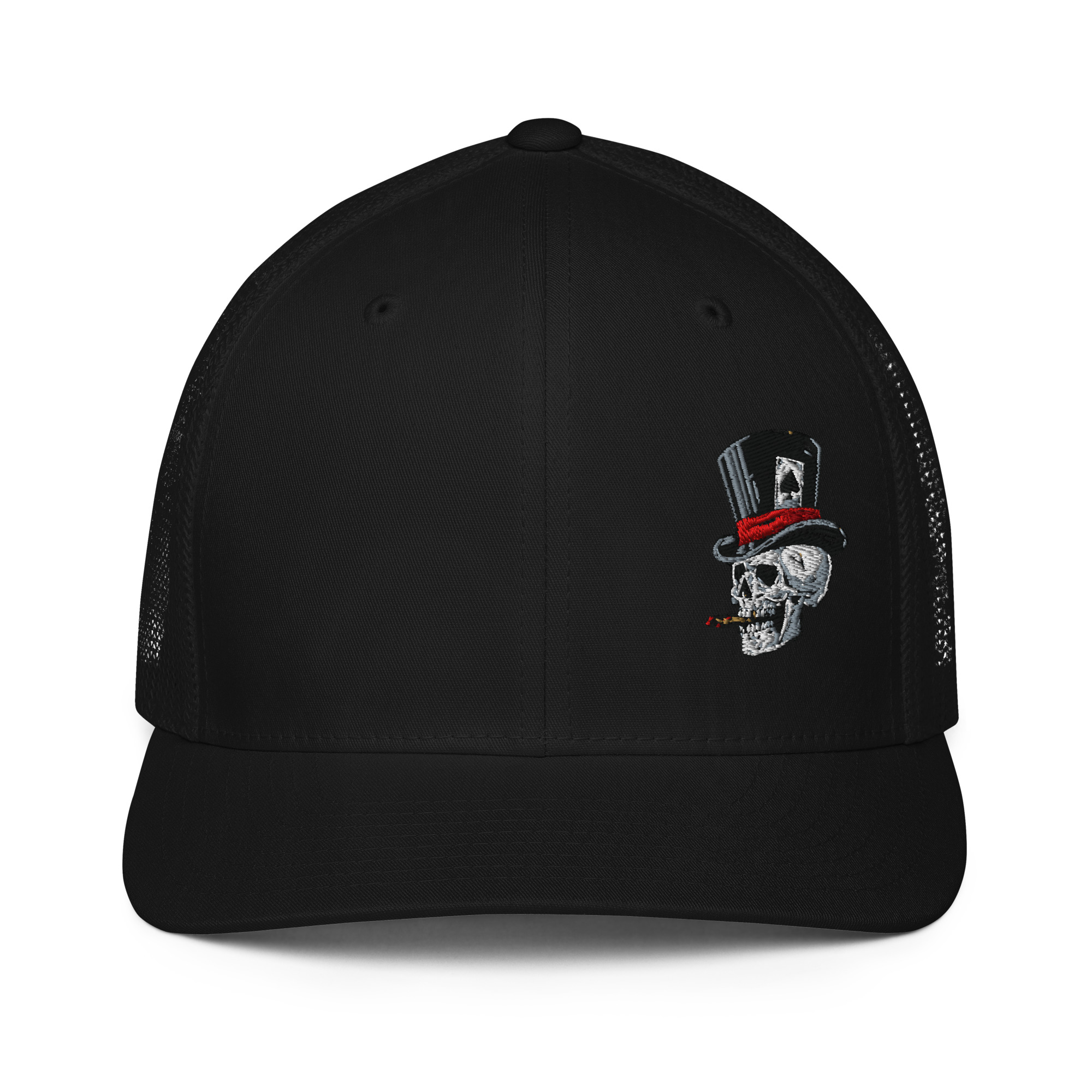 Closed-back trucker cap